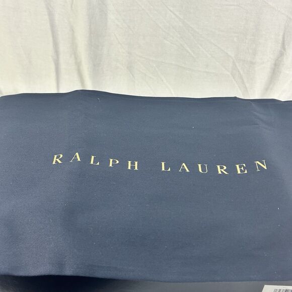 Ralph Lauren Purple Label Men 9.5 Harold Tassel Loafer Black Leather Shoes NIB
